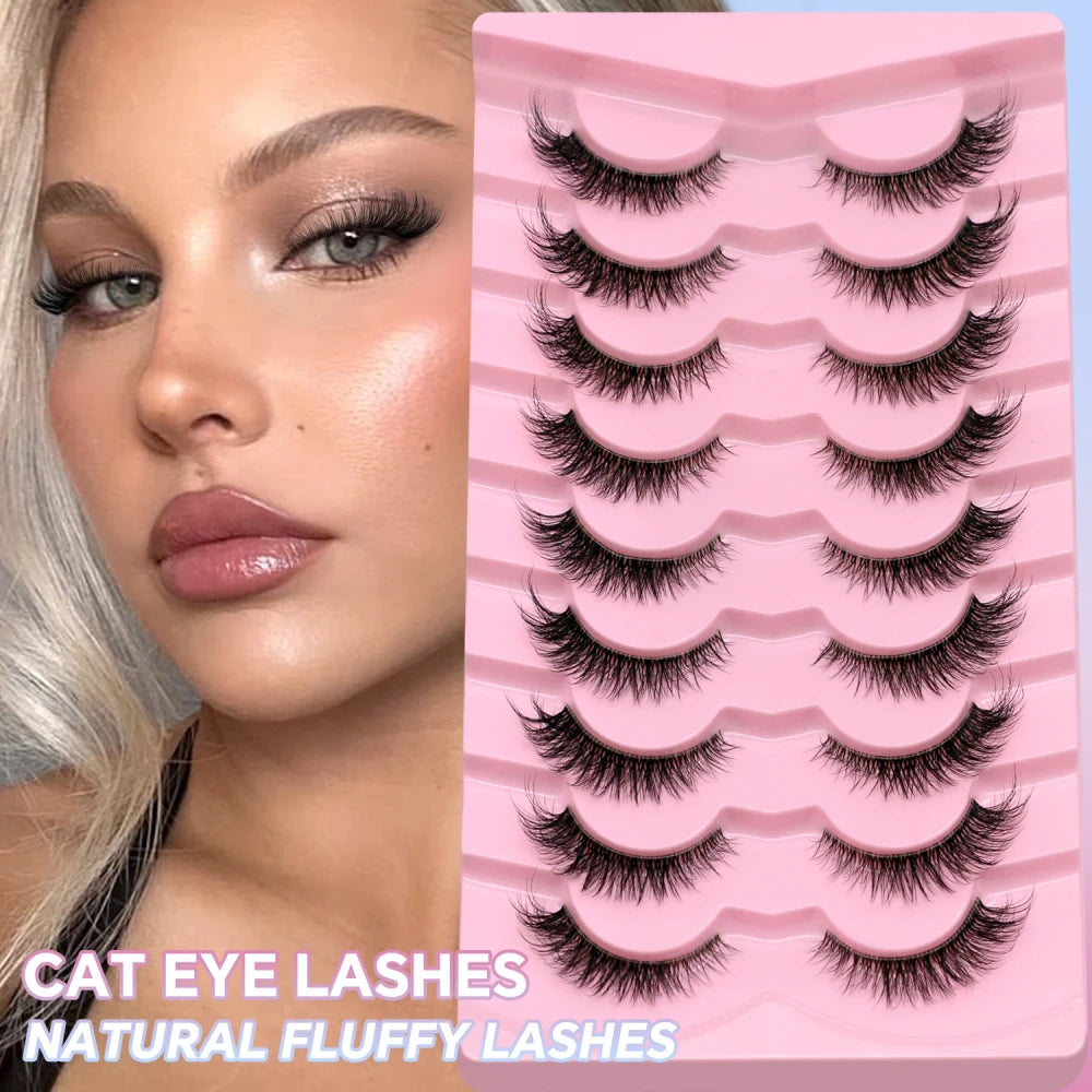 Fluffy Mink Cat Eye Lashes